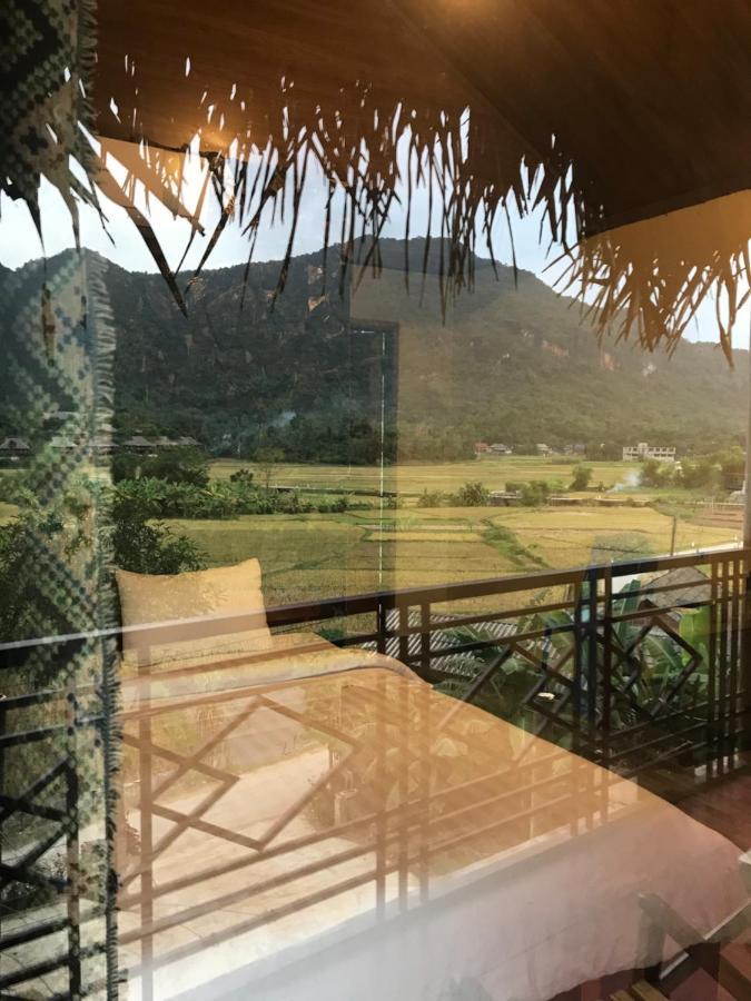Green Homestay Mai Châu Esterno foto