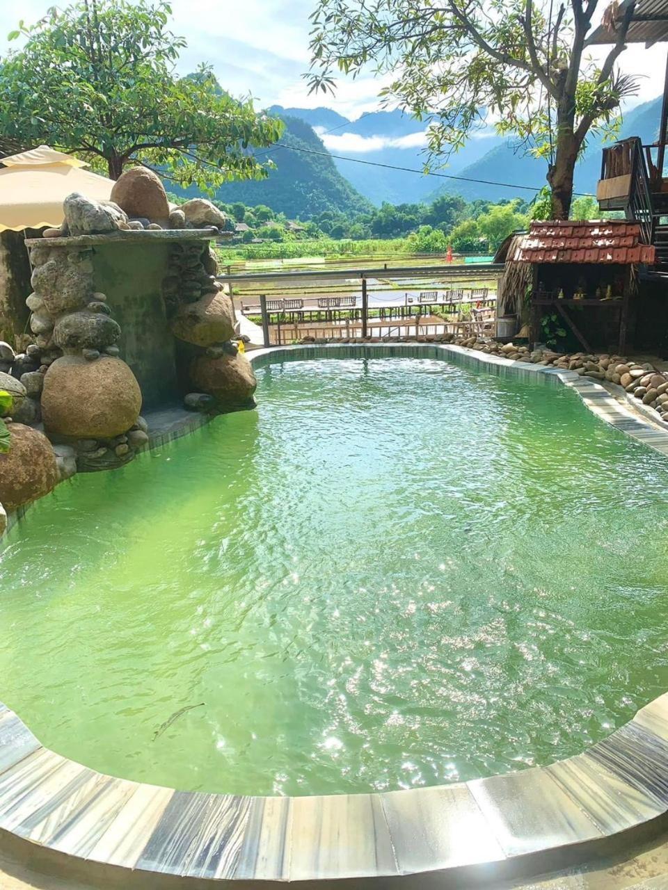 Green Homestay Mai Châu Esterno foto